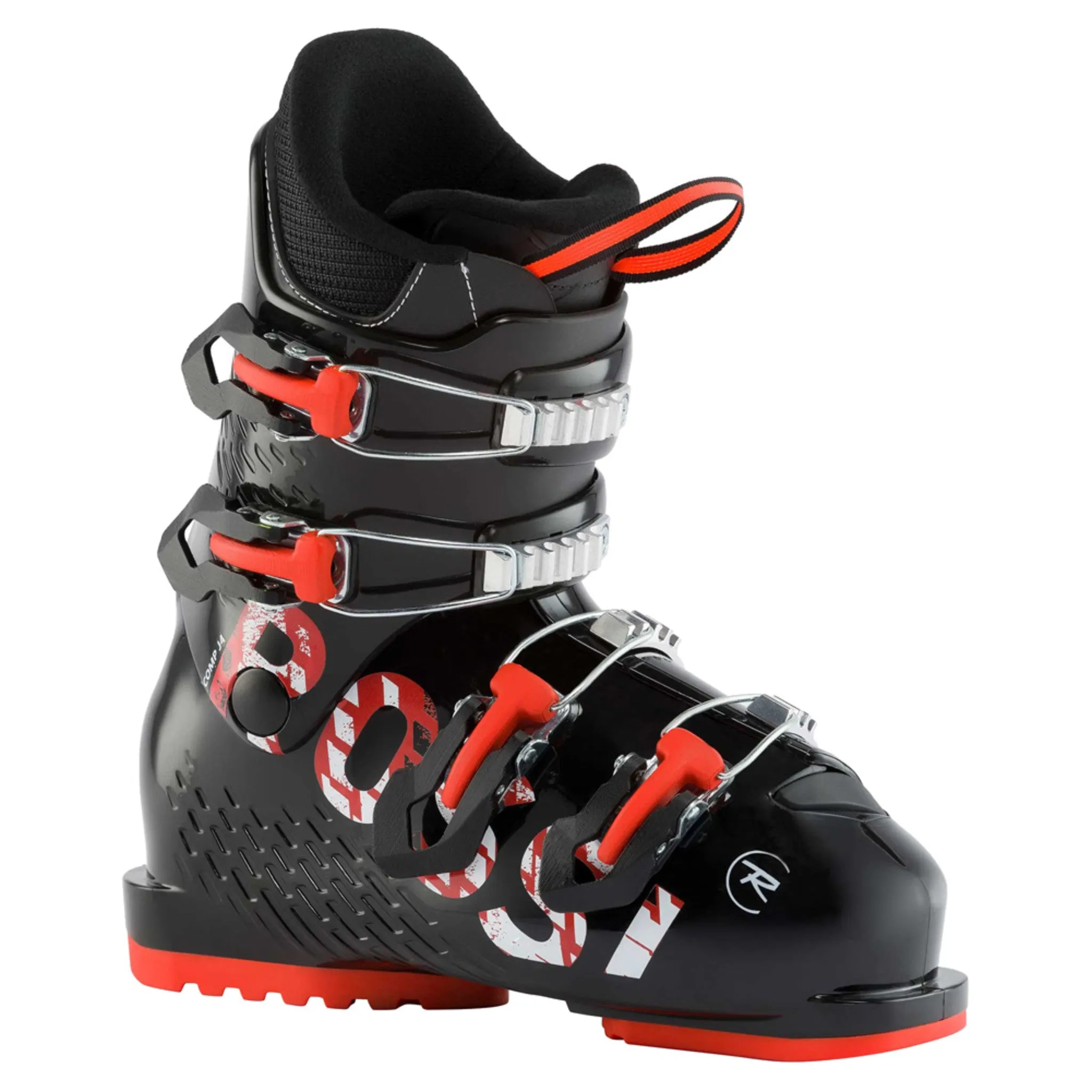 2023 Atomic Bent Junior Skis with Rossignol Comp J4 Ski Boots and Adjustable Poles – Complete Ski Setup for Young Adventurers