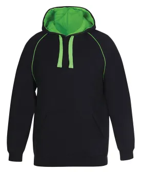 3CFH  JB's Adults Contrast Fleecy Hoodie