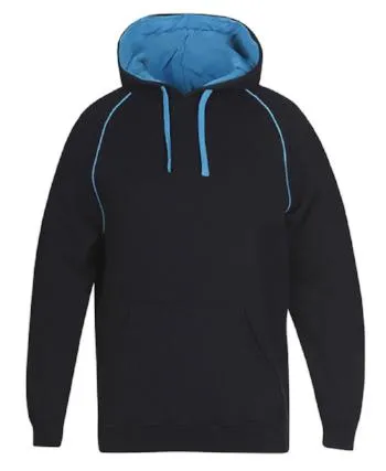 3CFH  JB's Adults Contrast Fleecy Hoodie
