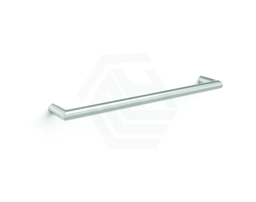 450/630/830mm ThermoGroup 12V Round Single Bar Heated Towel Rail Polished Stainless Steel