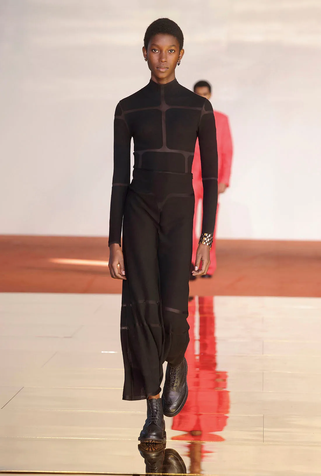 Aldor Knit Dress in Black Merino Wool Cashmere