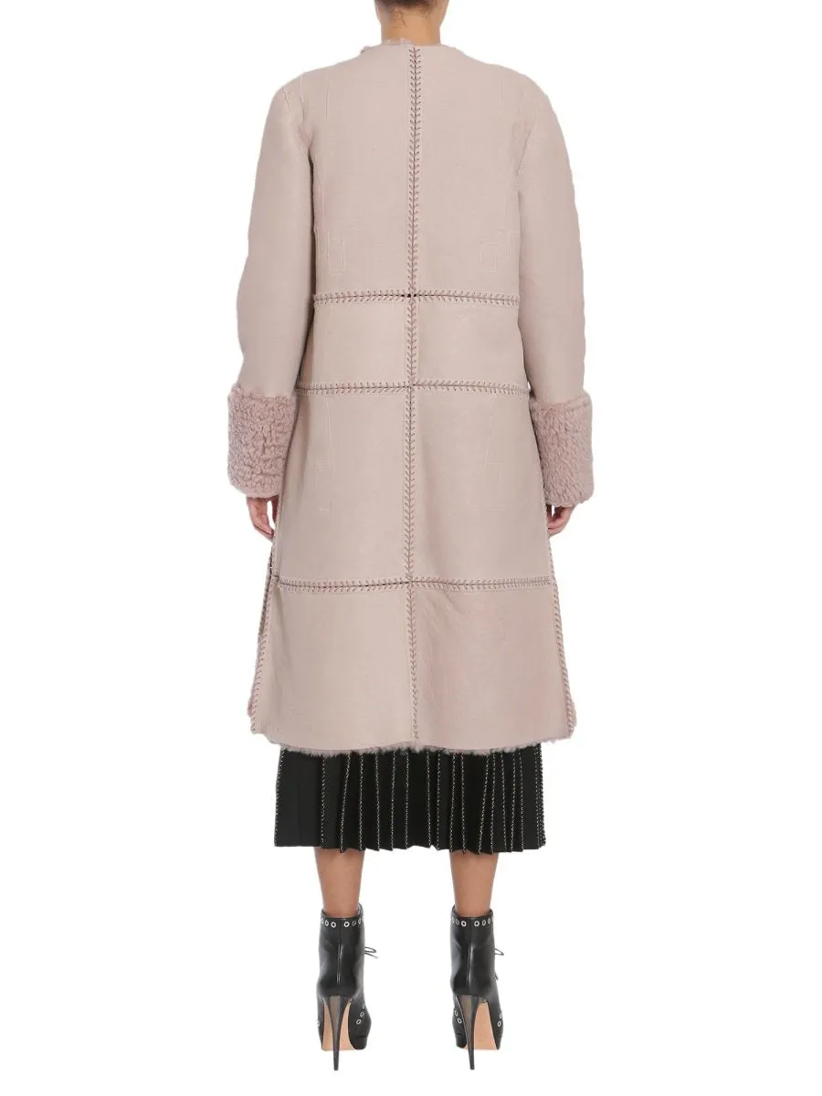 Alexander McQueen Long Shearling Coat
