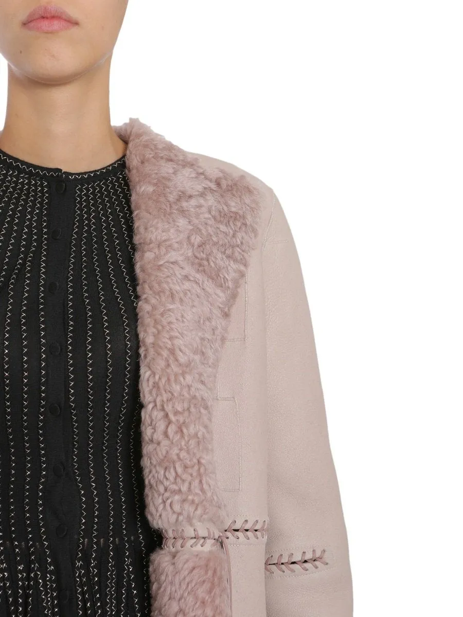 Alexander McQueen Long Shearling Coat