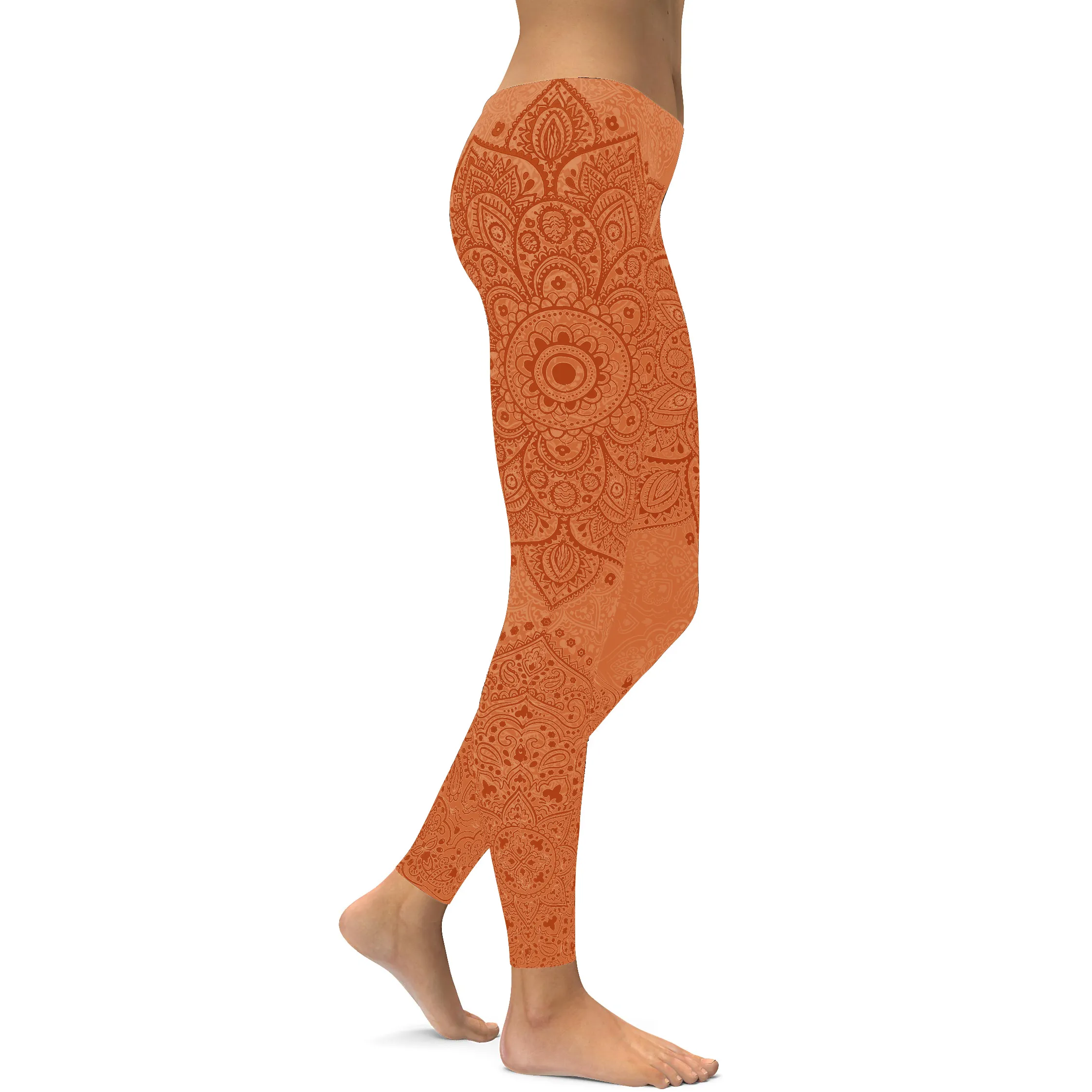 Apricot Mandala Leggings