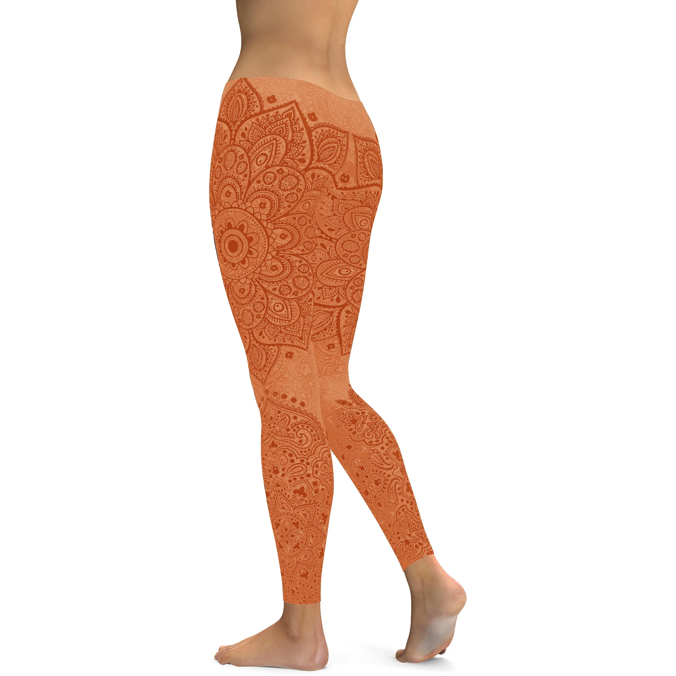 Apricot Mandala Leggings