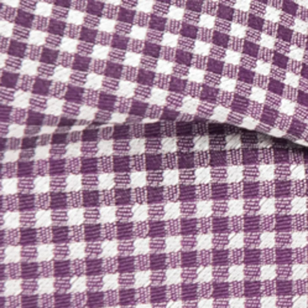 Bahama Checks Plum Bow Tie
