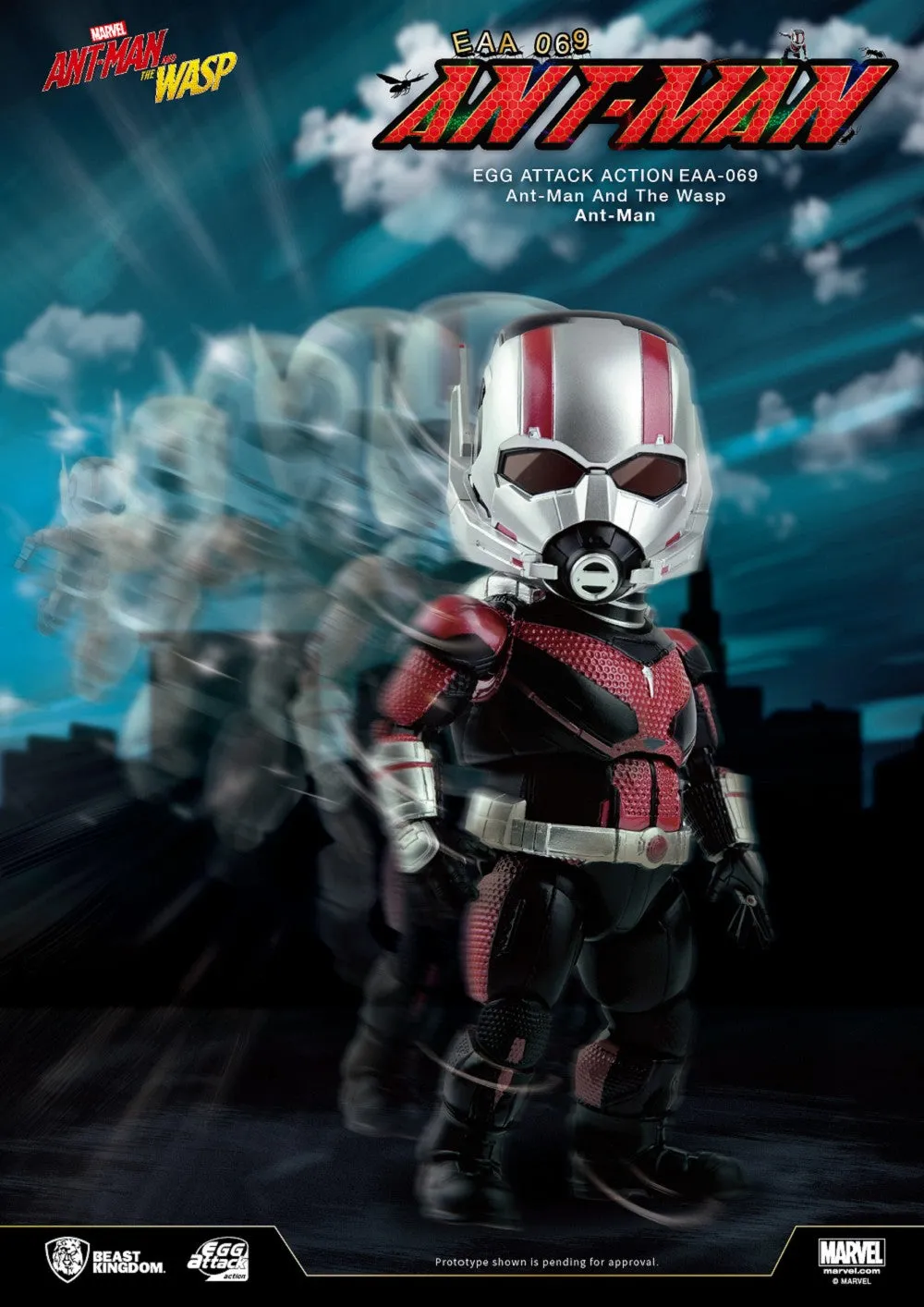 Beast Kingdom EAA-069 Marvel Ant-Man & The Wasp: Ant-Man Egg Attack Action Figure