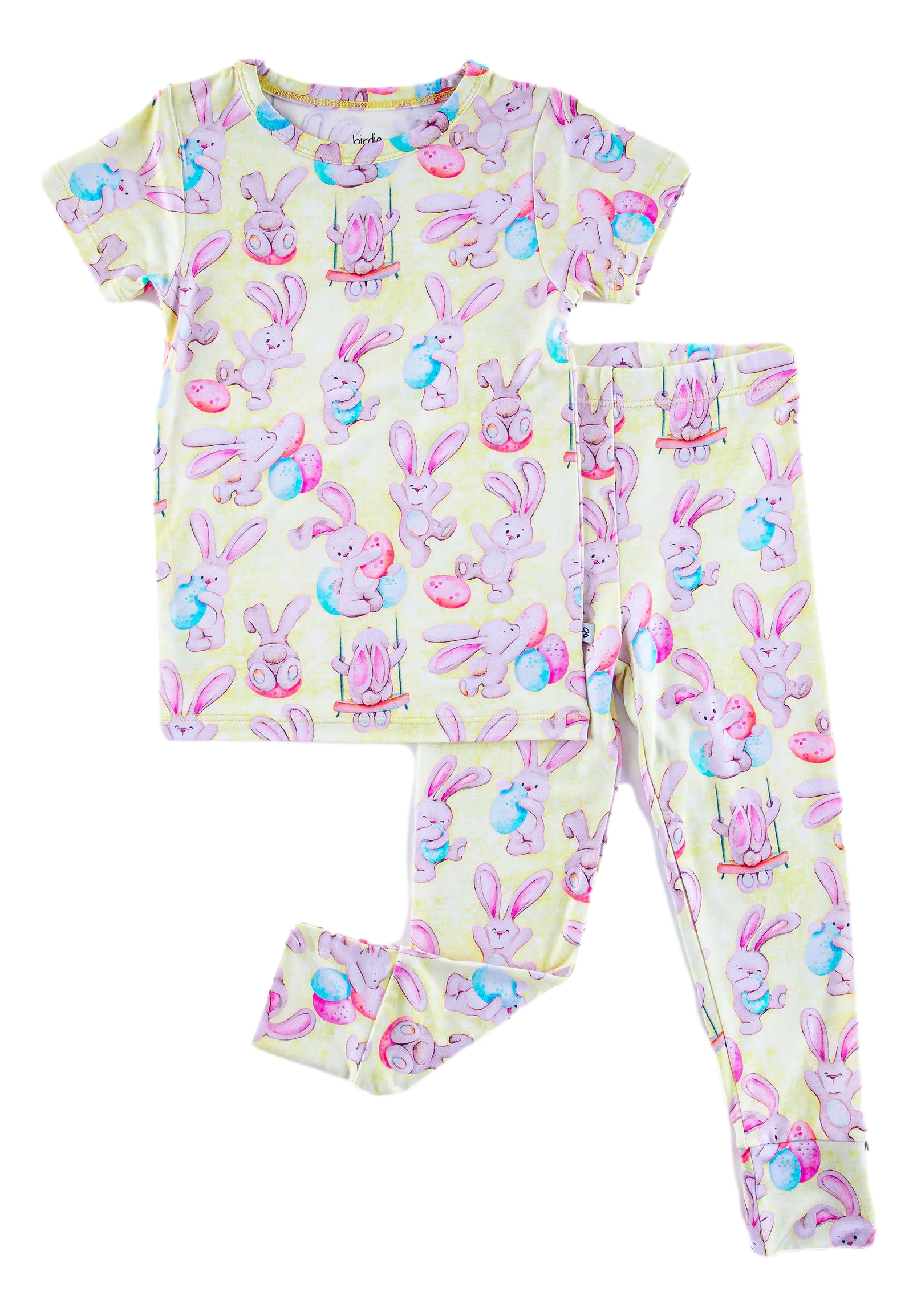 Birdie Bean Easter Stuffed Bunnies Oliver 2-piece Pajamas