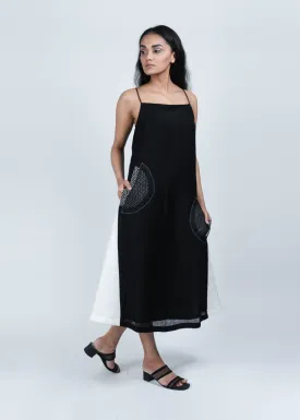 black A line dress