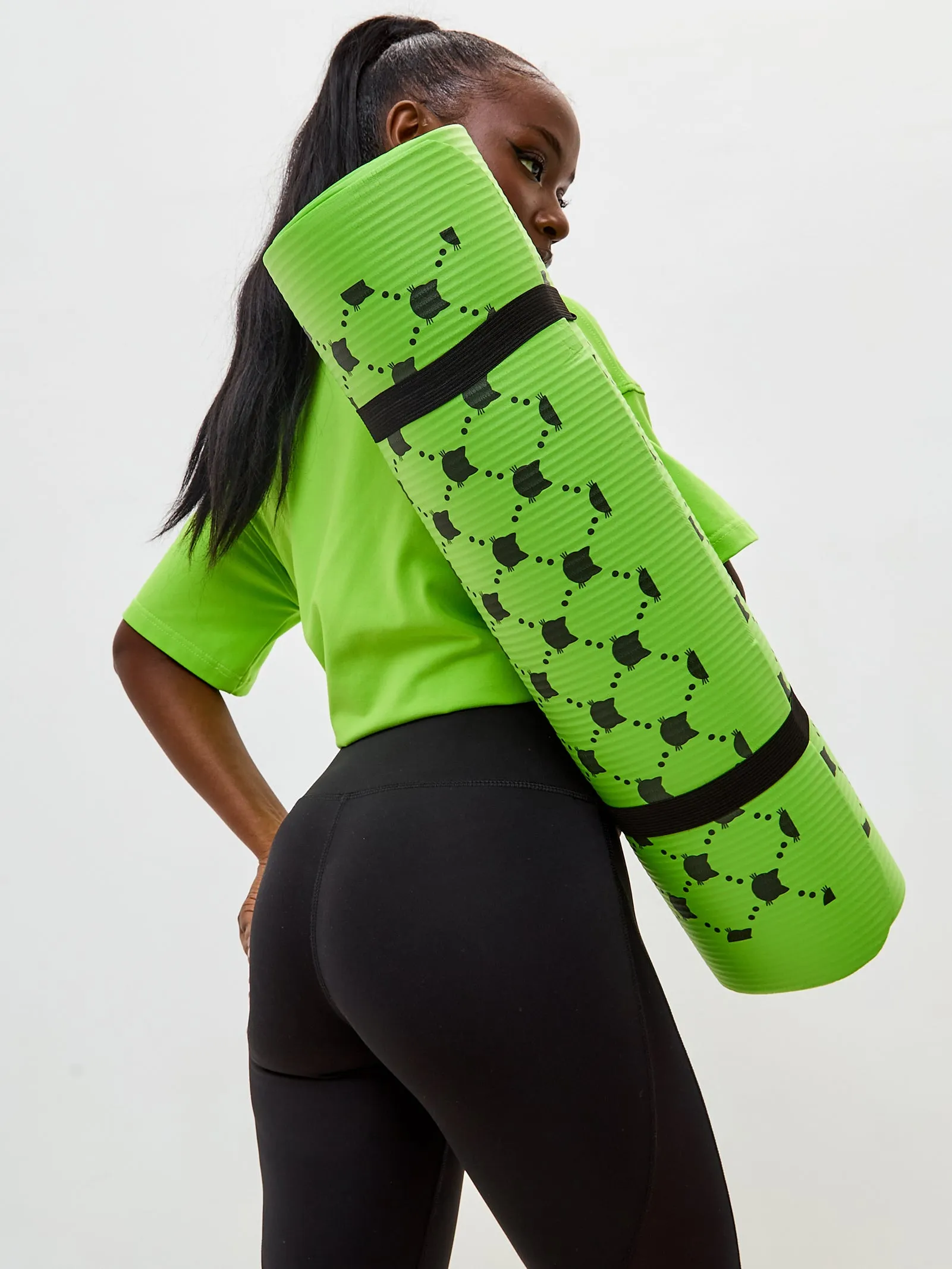 Black Women's leggins CAT