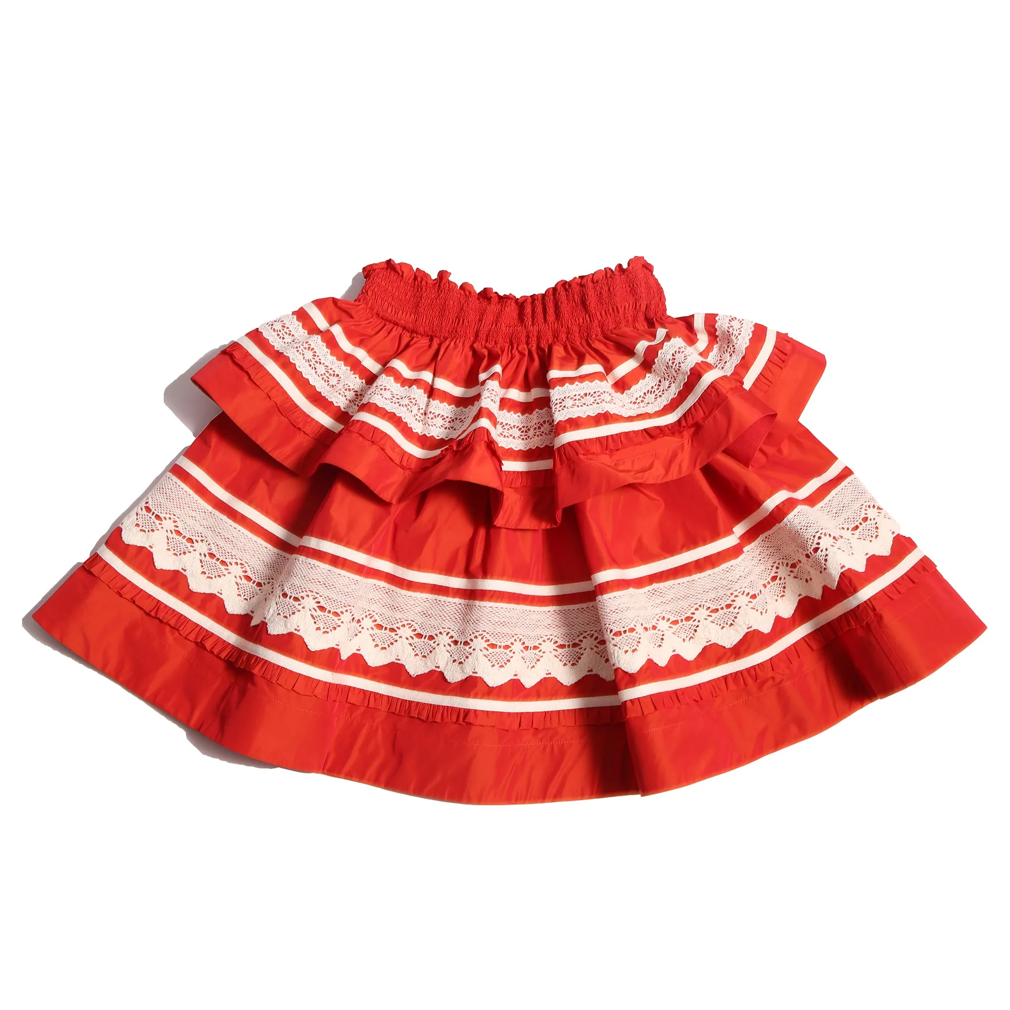 BRITTANY SMOCKED TIERED SKIRT