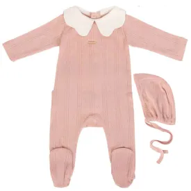 Cadeau' Pointelle Pink Set