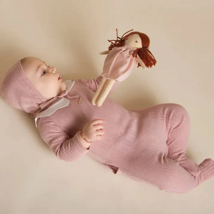 Cadeau' Pointelle Pink Set