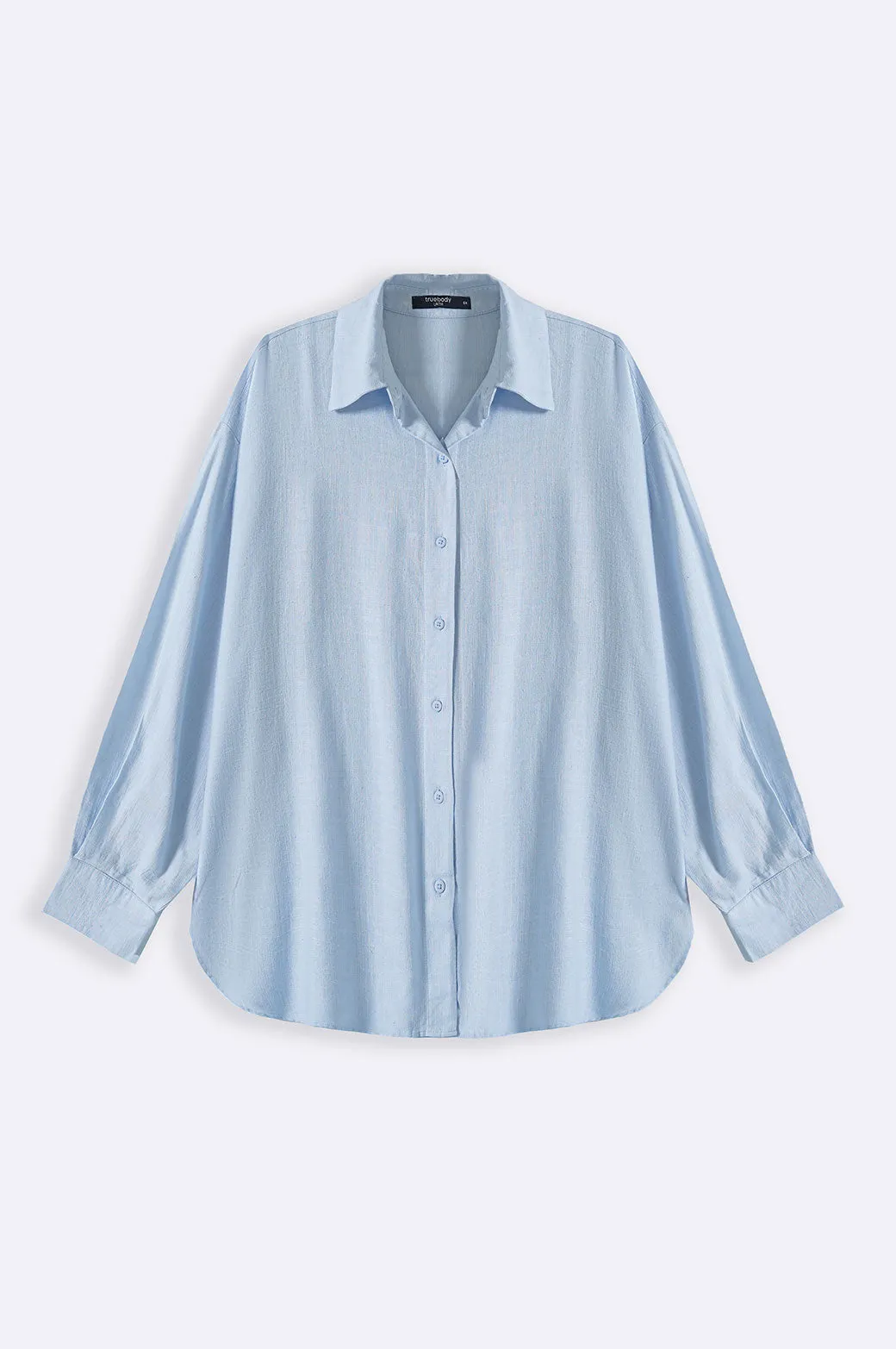 CURVE LINEN SHIRT