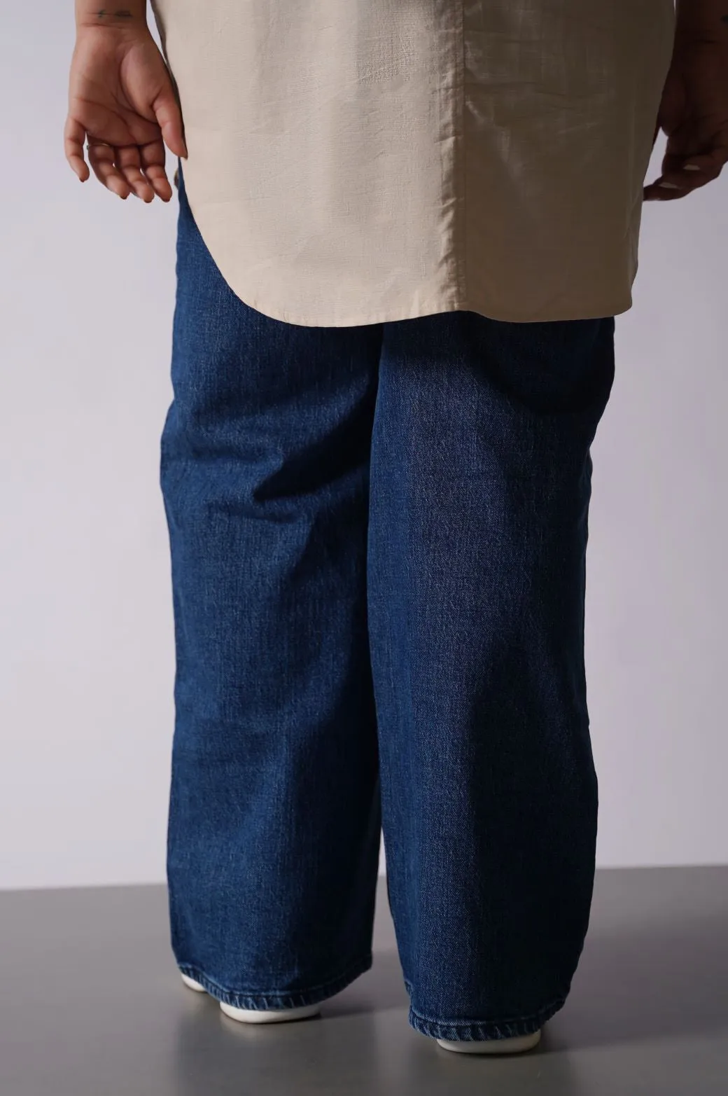 CURVE WIDE LONG JEANS