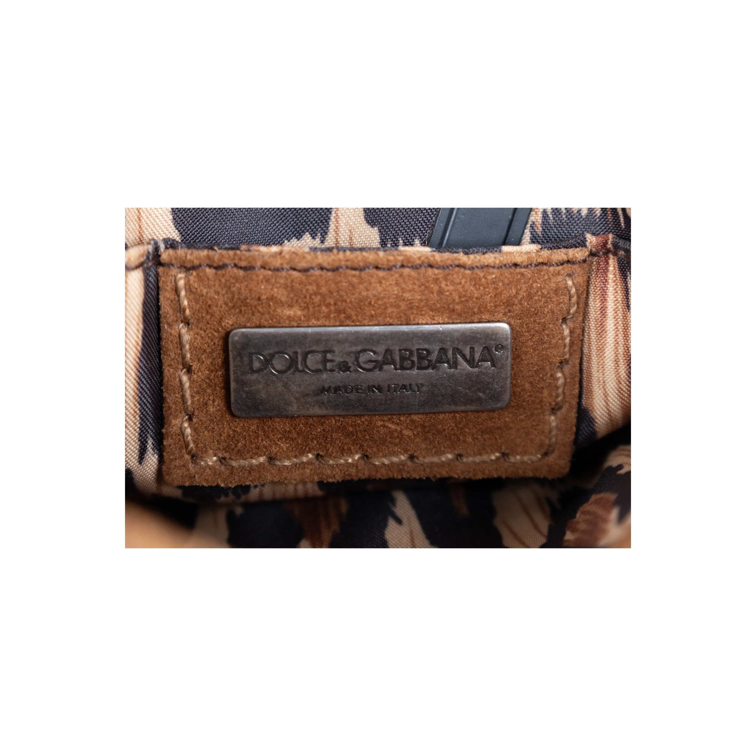 Dolce & Gabbana Suede Crossbody Bag - '00s