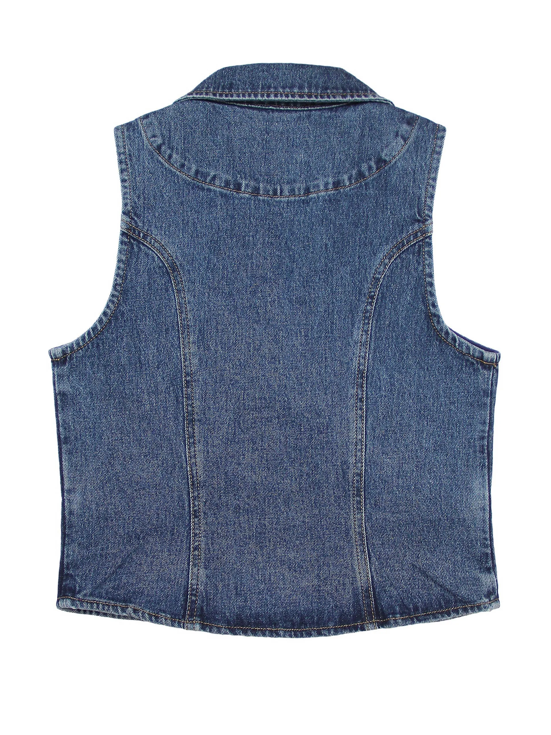 Embroidered mia waistcoat in idaho vintage