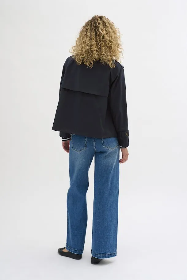 EW Mira Eclipse Short Navy Trenchcoat