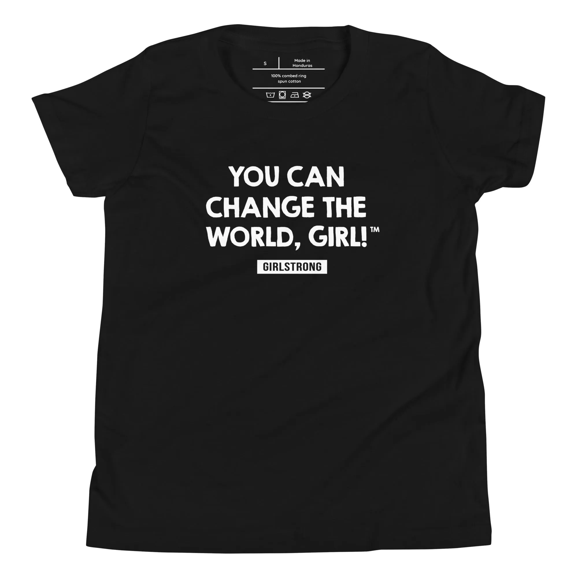 FAVORITE PRINCESS TEE - YOU CAN CHANGE THE WORLD, GIRL! BLACK