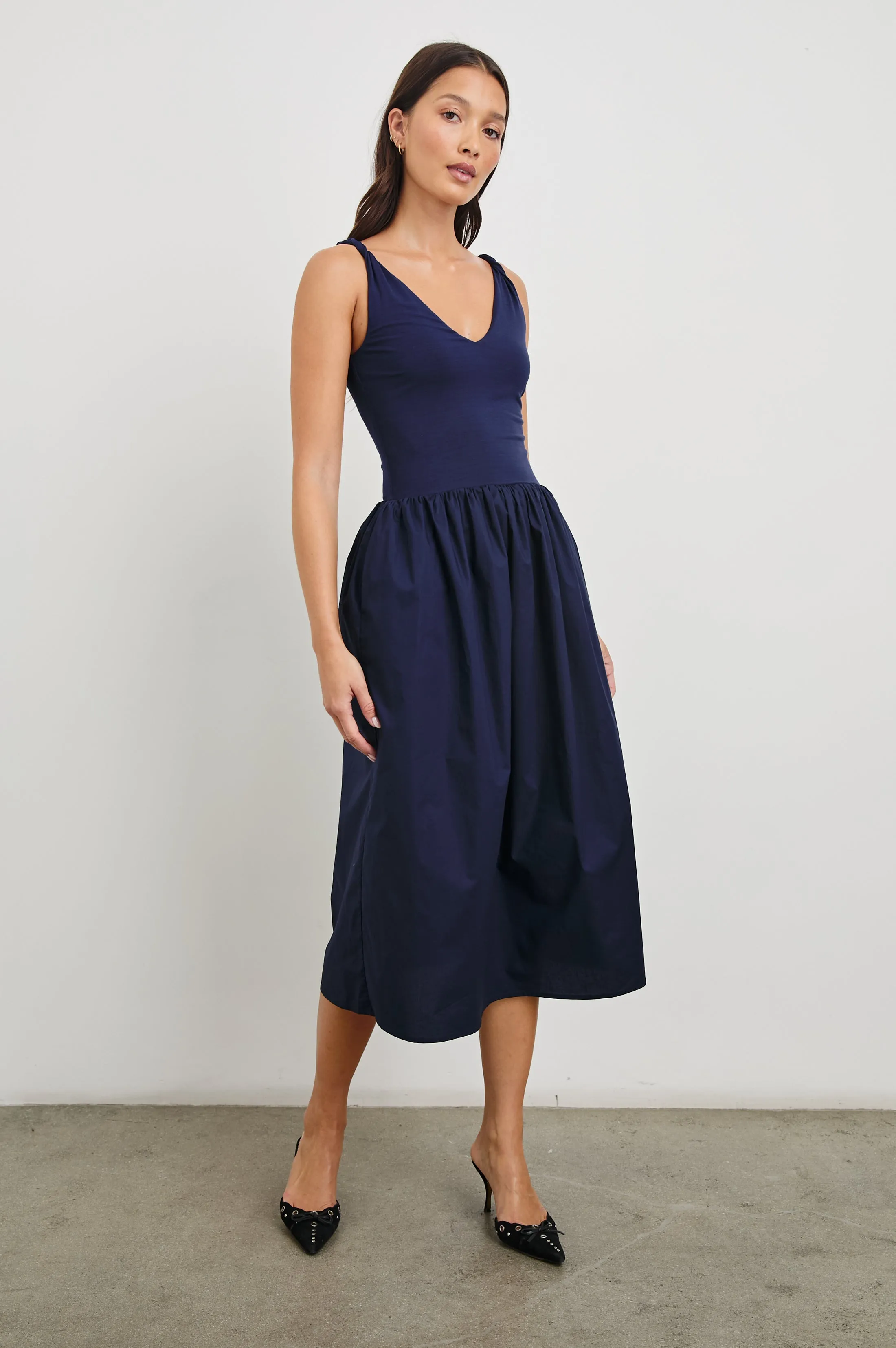FRANCA DRESS - NAVY