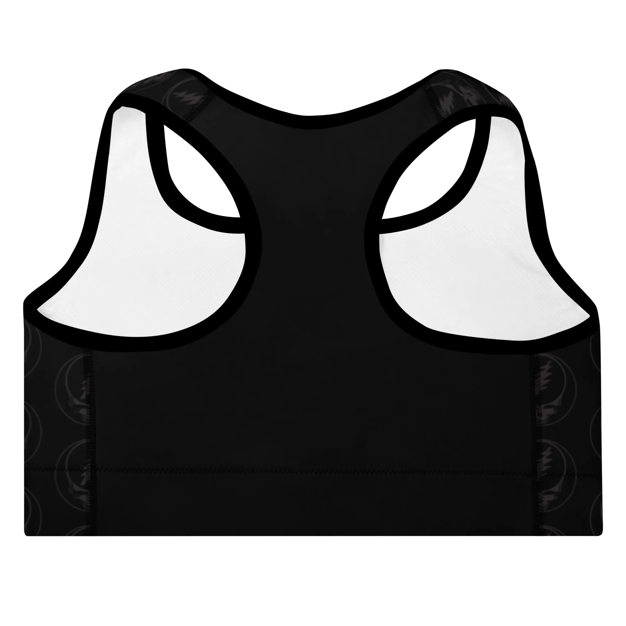 Grateful Dead | Sports Bra | Black on Black Stealie