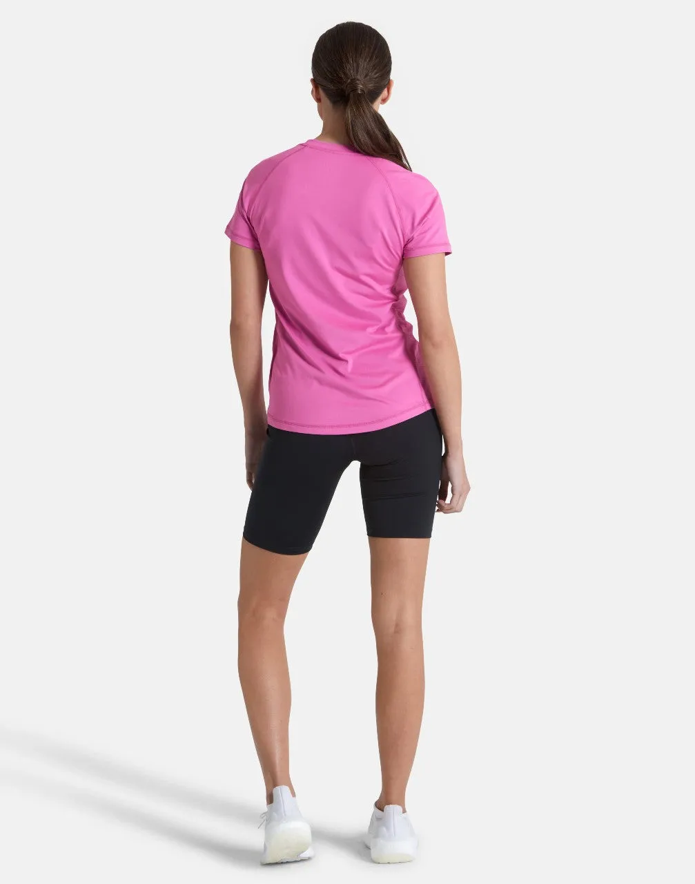 Gym Coffee Relentless Tee (Womens) - Empower Pink