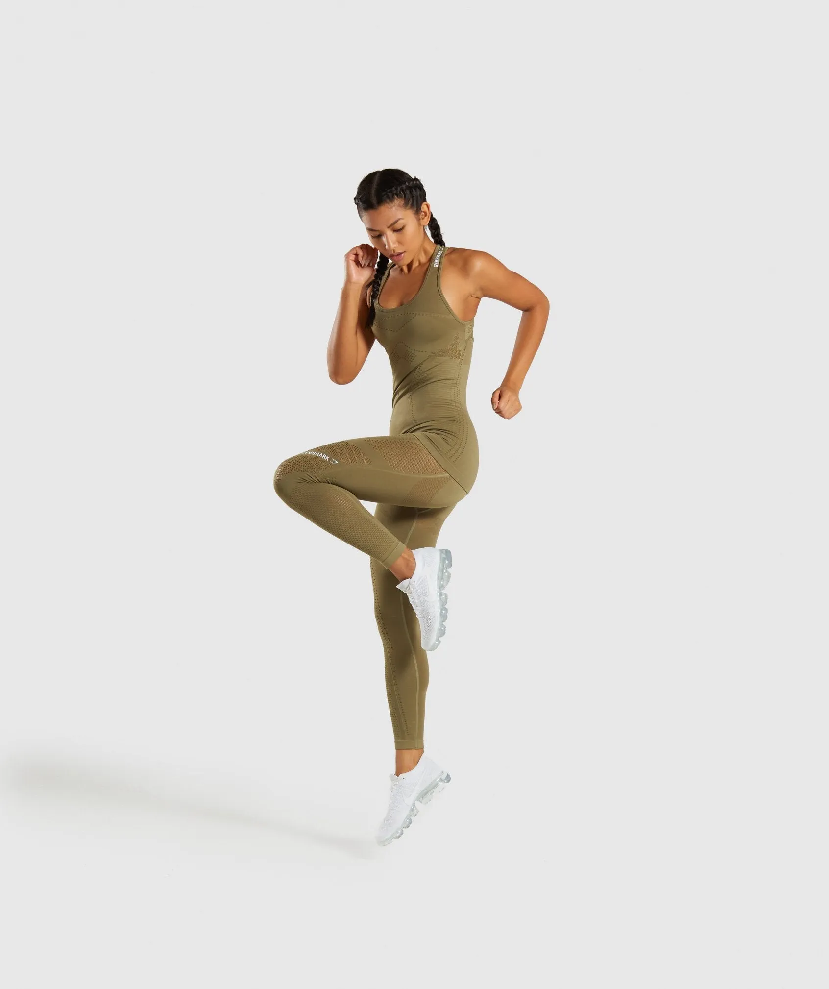 Gymshark Flawless Knit Vest - Khaki