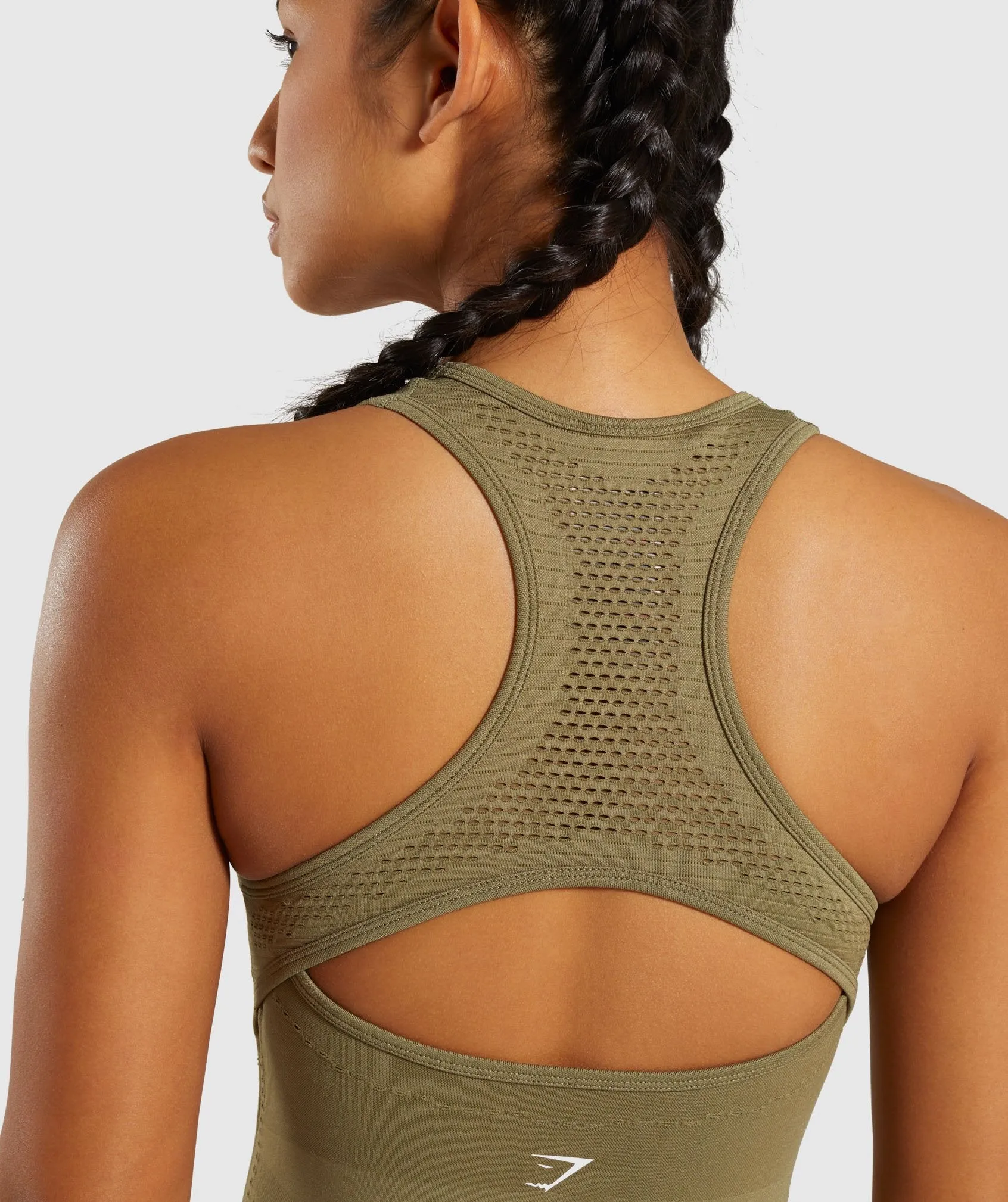 Gymshark Flawless Knit Vest - Khaki
