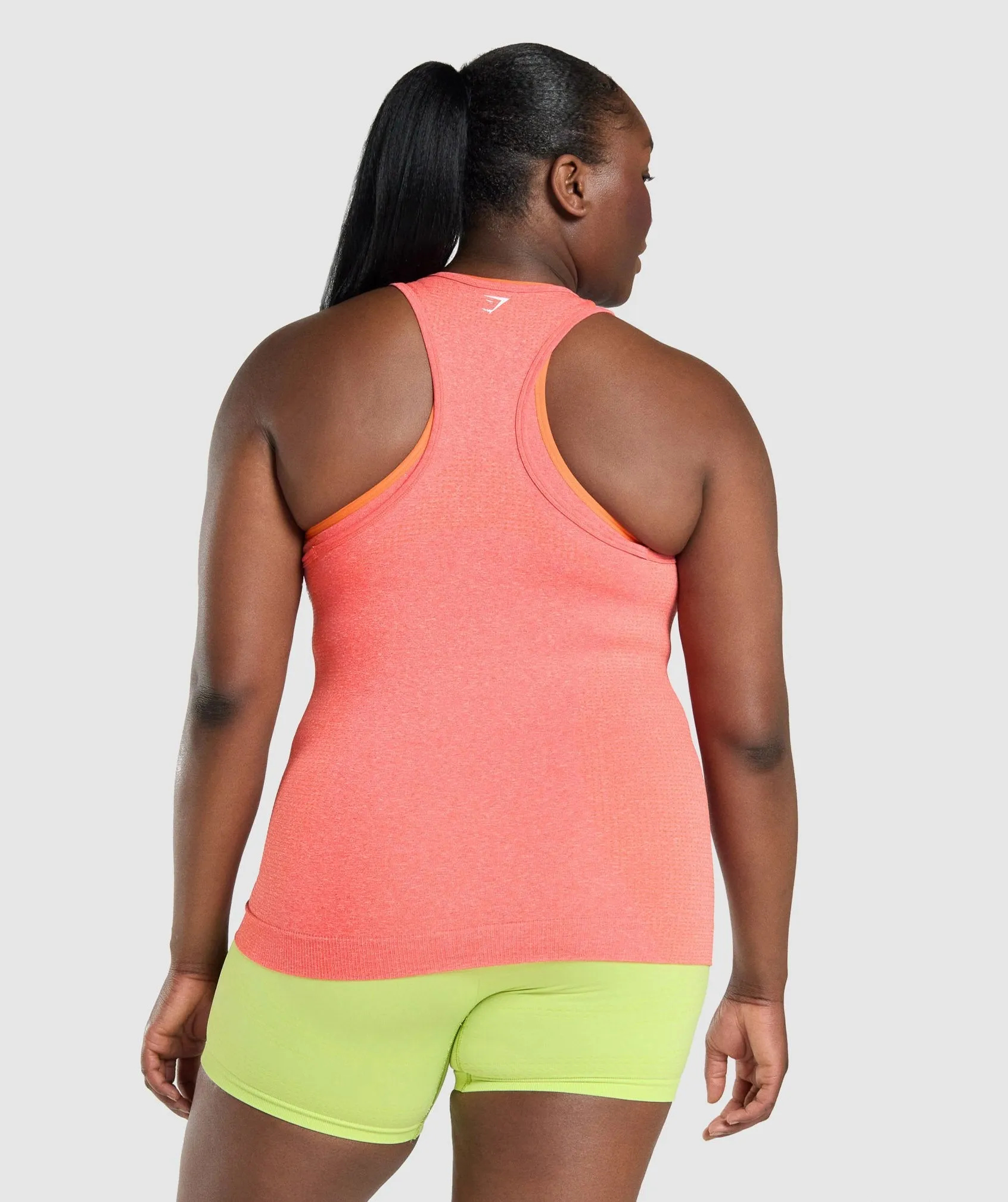 Gymshark Vital Seamless 2.0 Tank - Orange Marl