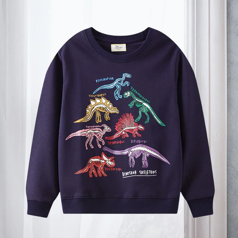 Luminous Round Neck Pullover Children's Sweatshirt