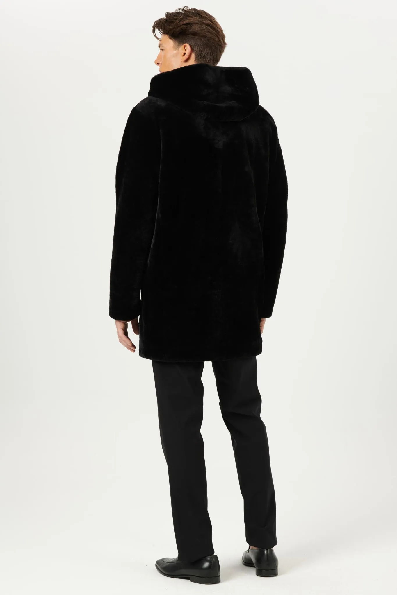 Men's Reversible Select Shearling Lamb Parka