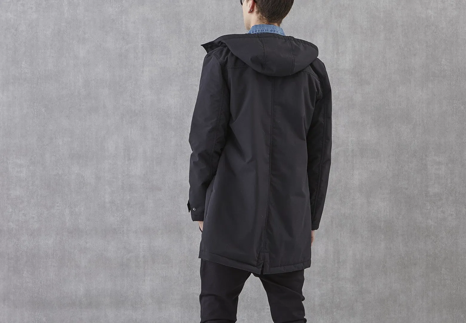 Military Parka - Black