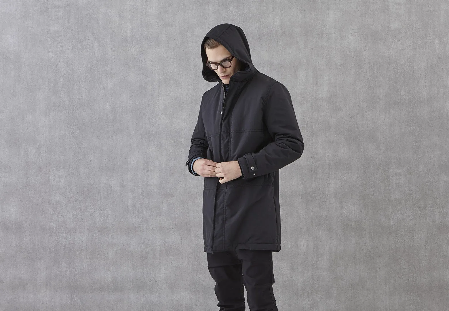 Military Parka - Black