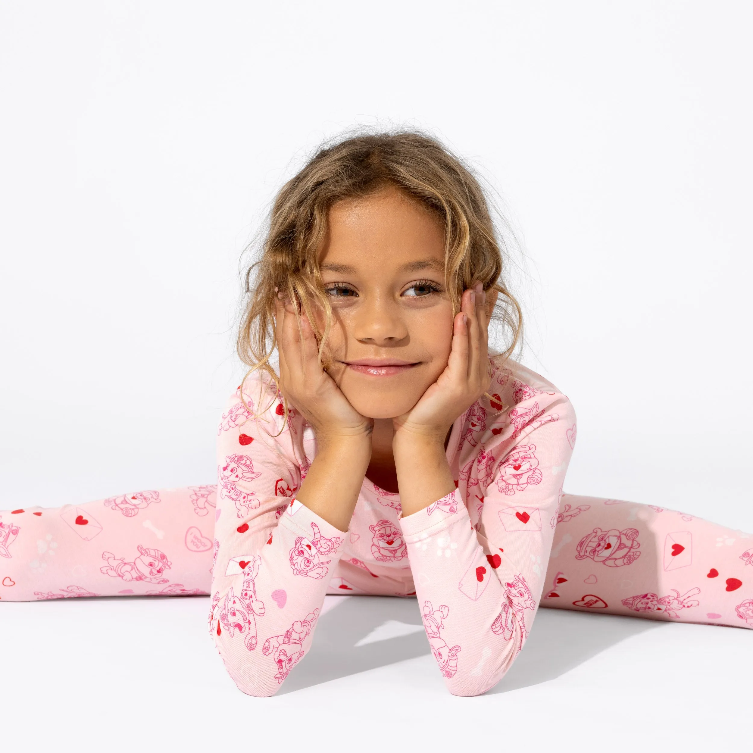 PAW Patrol: Valentine's Pink Bamboo Kids Pajamas