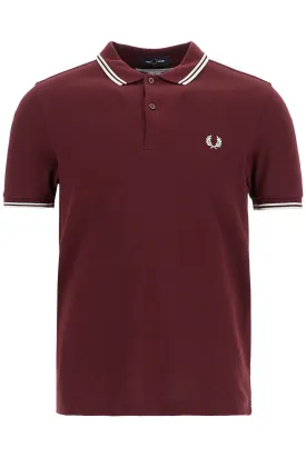 "comme des garçons x fred perry FN T502B W24 BURGUNDY