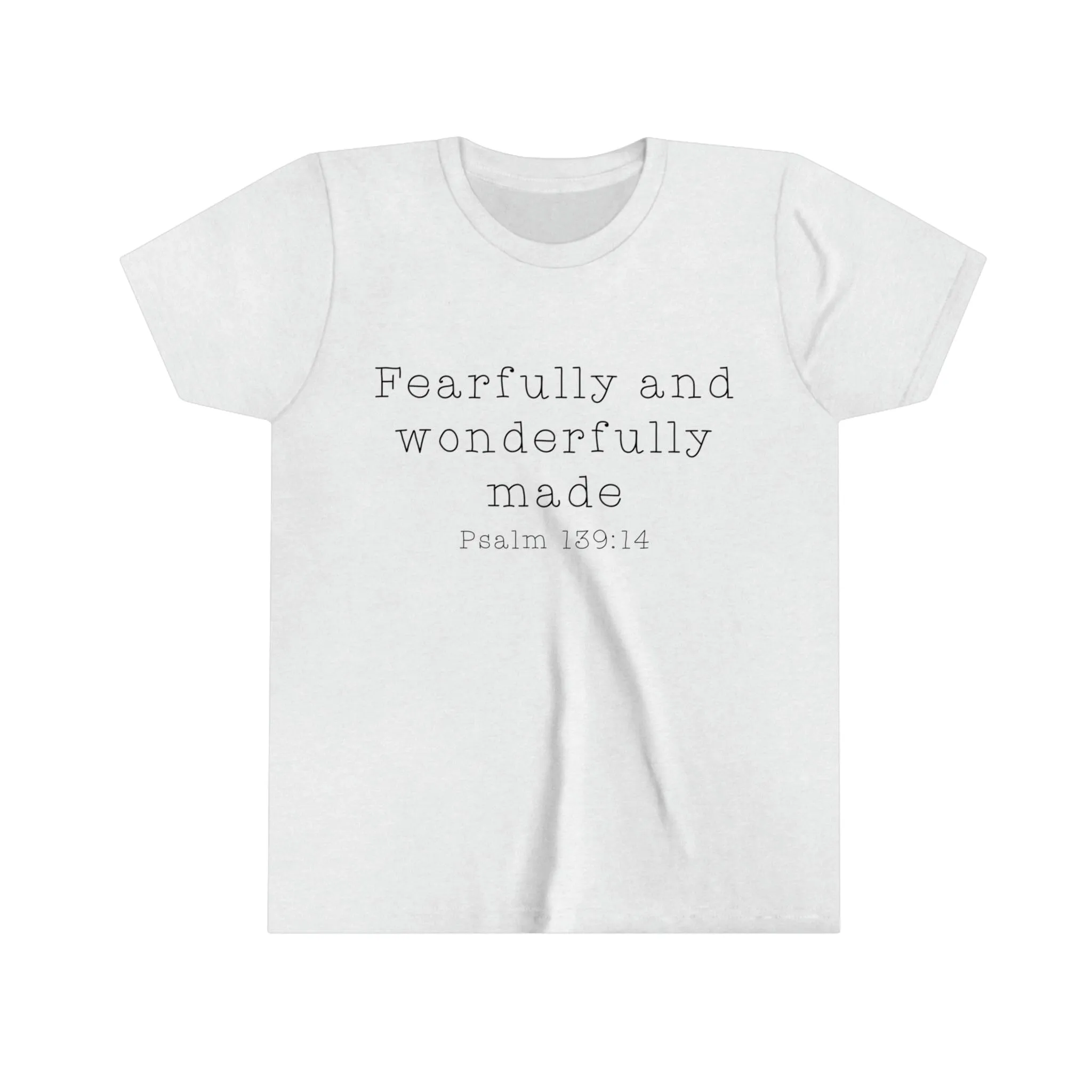 "Fearfully and Wonderfully Made" Bella Canvas Youth Short Sleeve Tee