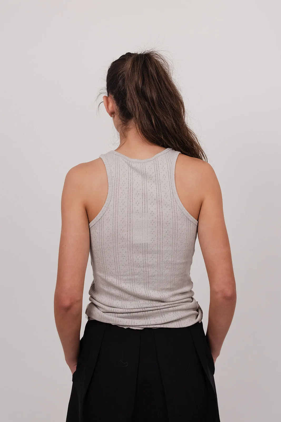 Racerback Pointelle Singlet