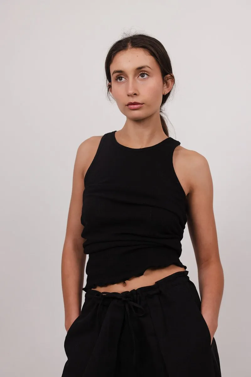 Racerback Pointelle Singlet
