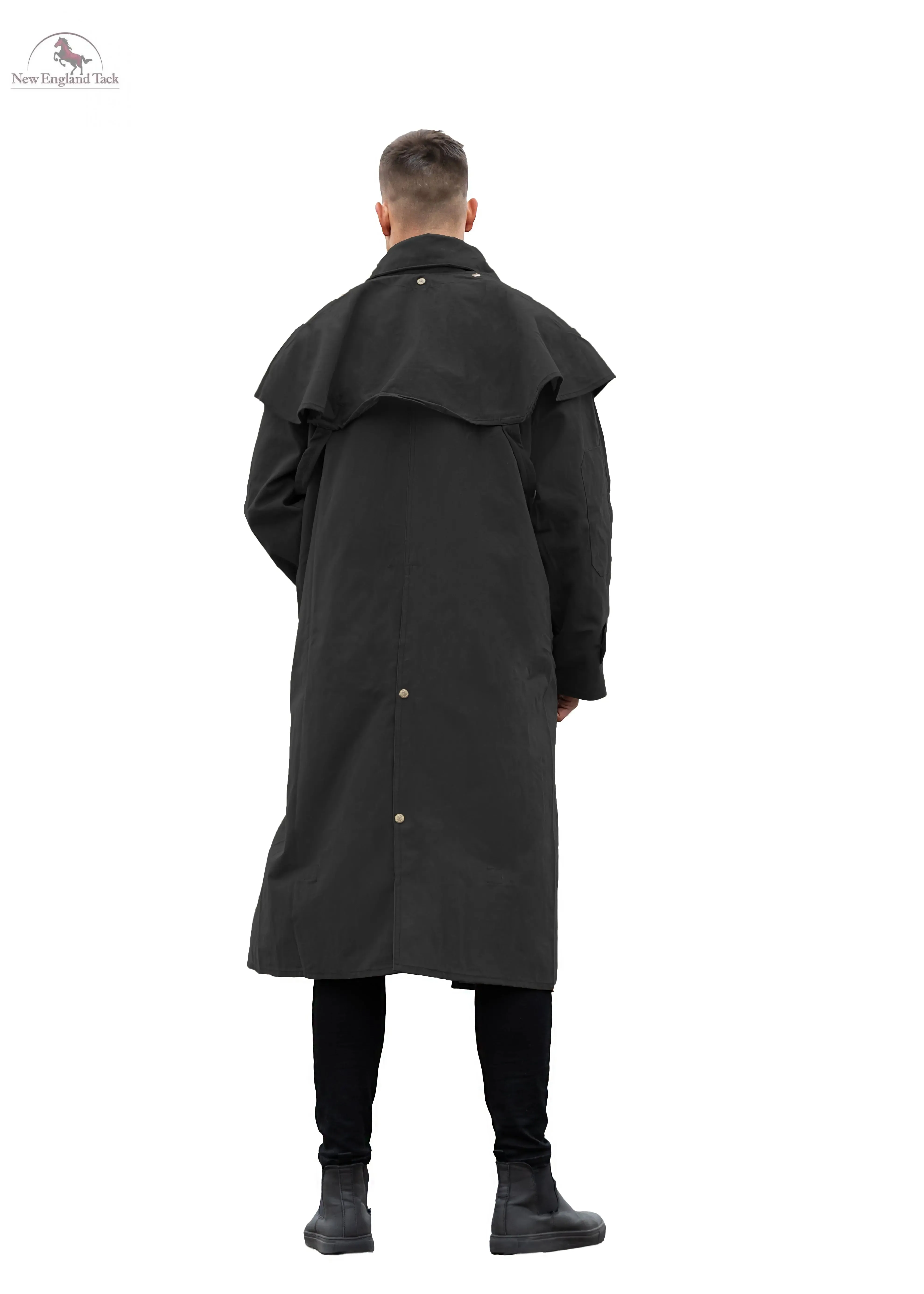 Resistance Western Oilskin Waterproof Duster Coat