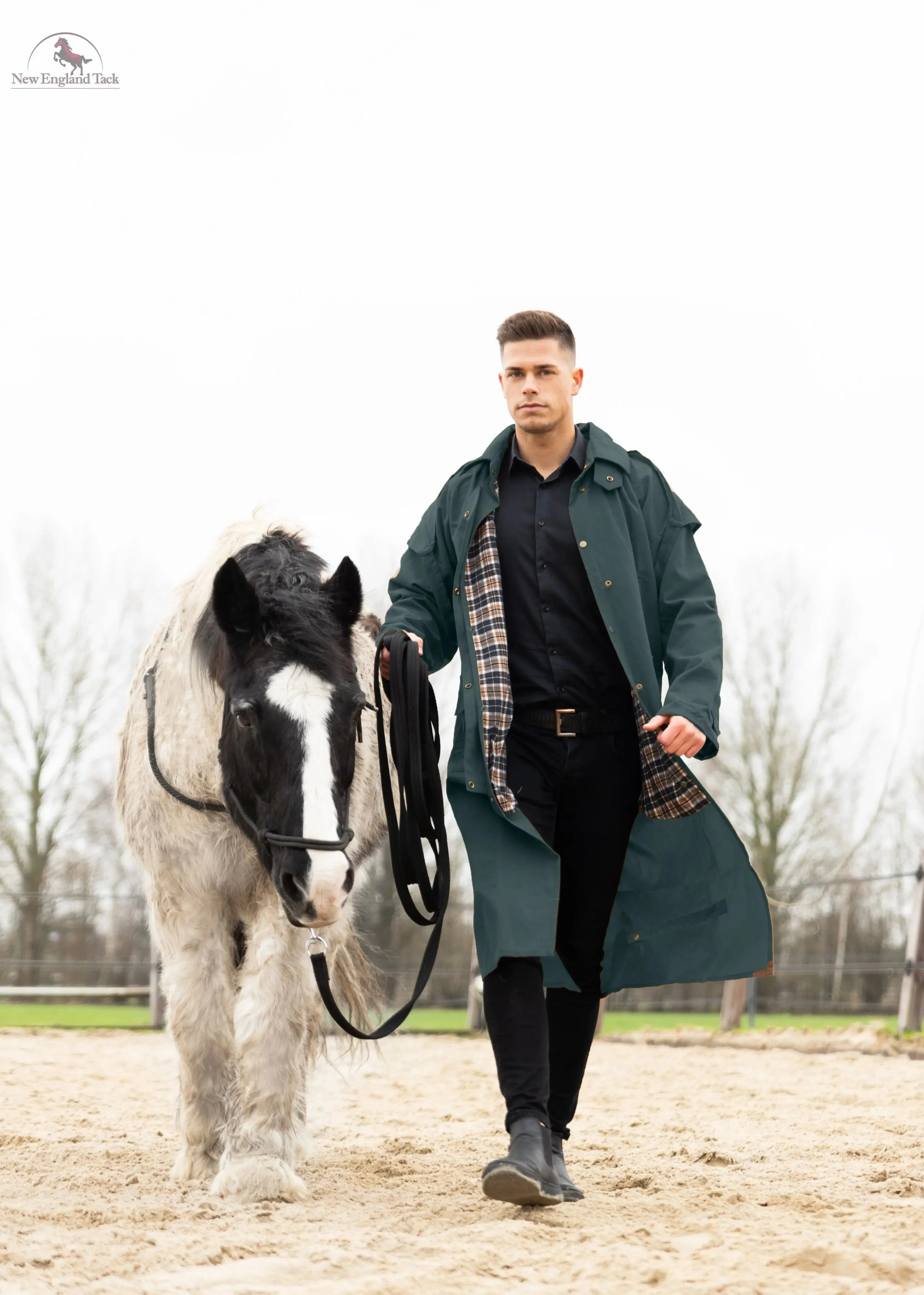 Resistance Western Oilskin Waterproof Duster Coat