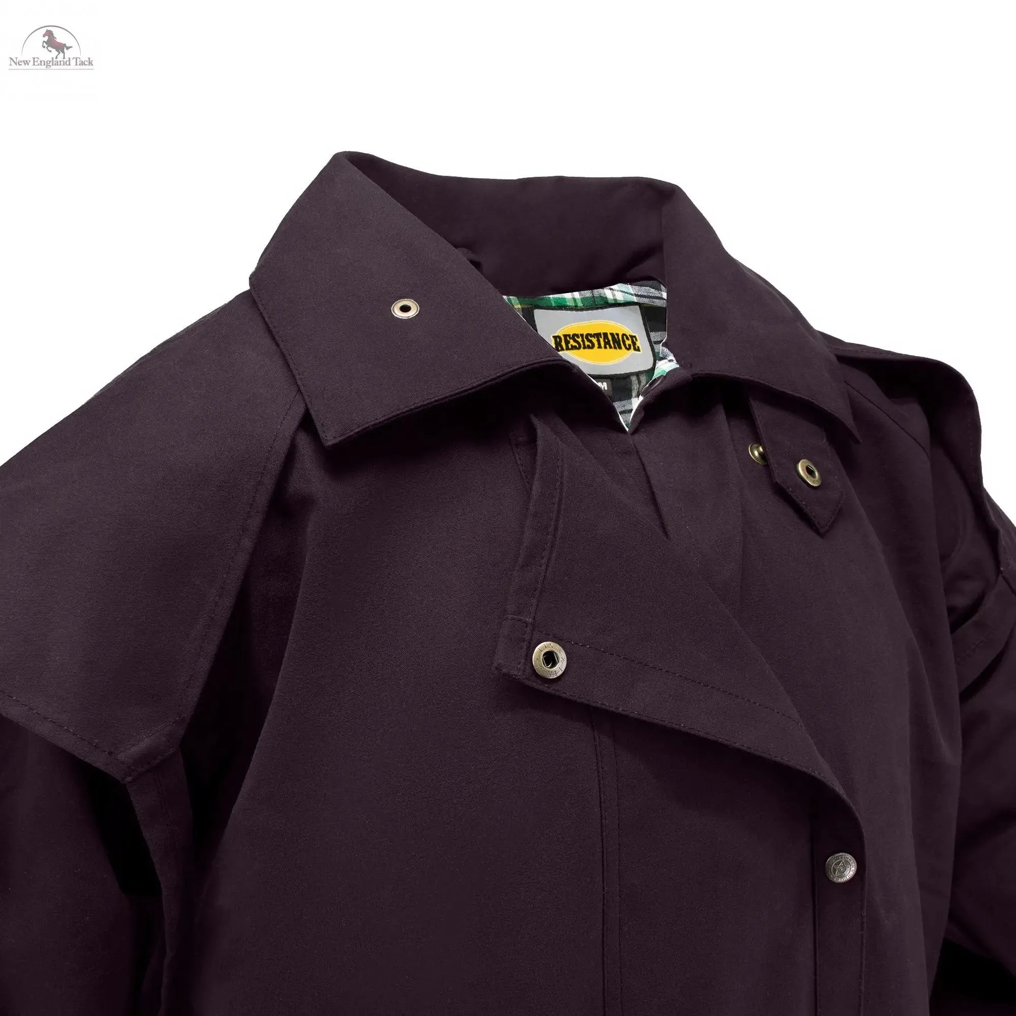 Resistance Western Oilskin Waterproof Duster Coat