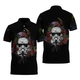 Stormtrooper Colorful Flower Polo Shirt