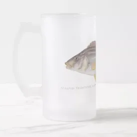 Striped Trumpeter - Frosted Glass Stein