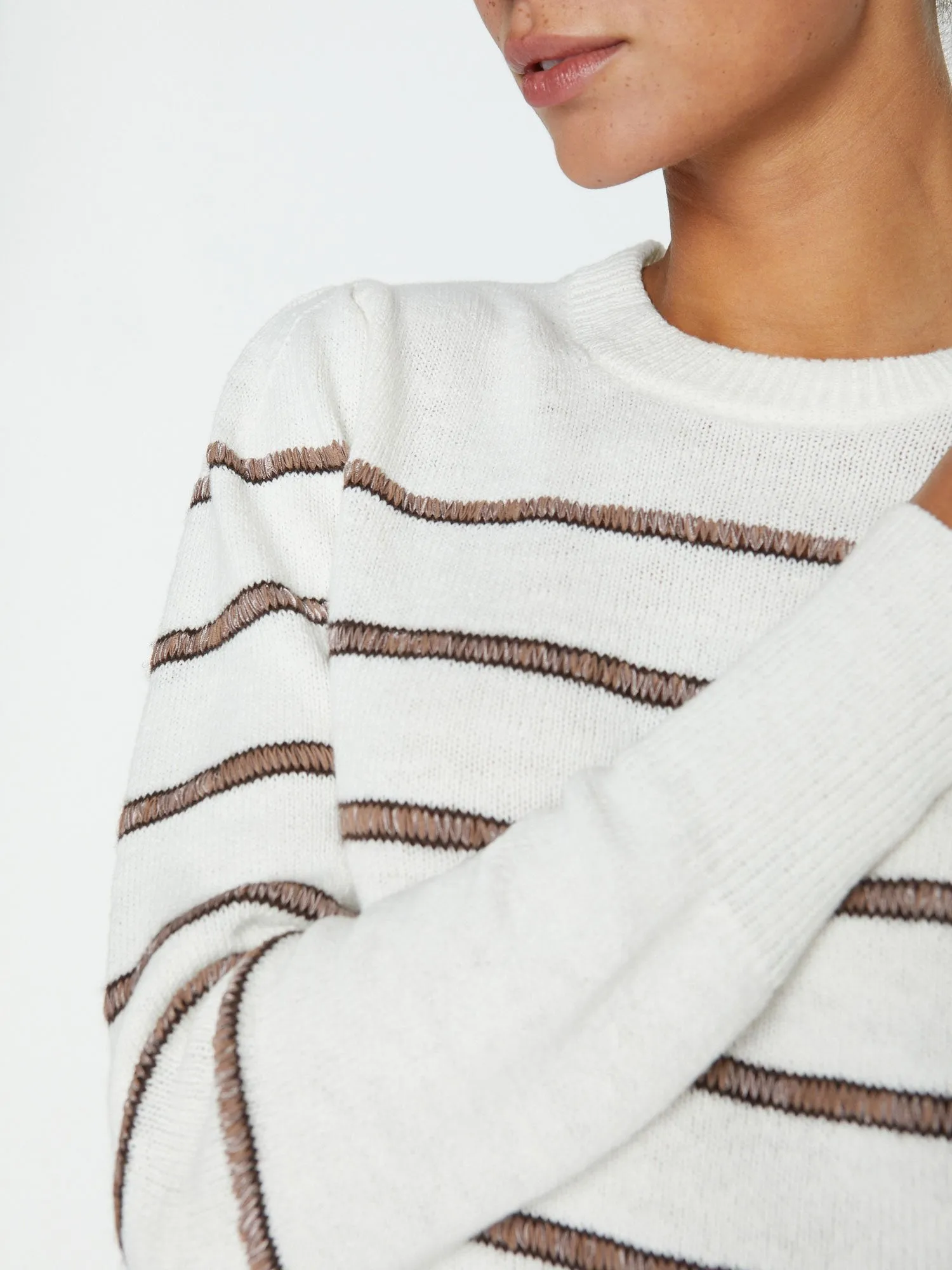 The Danon Shrunken Striped Crew