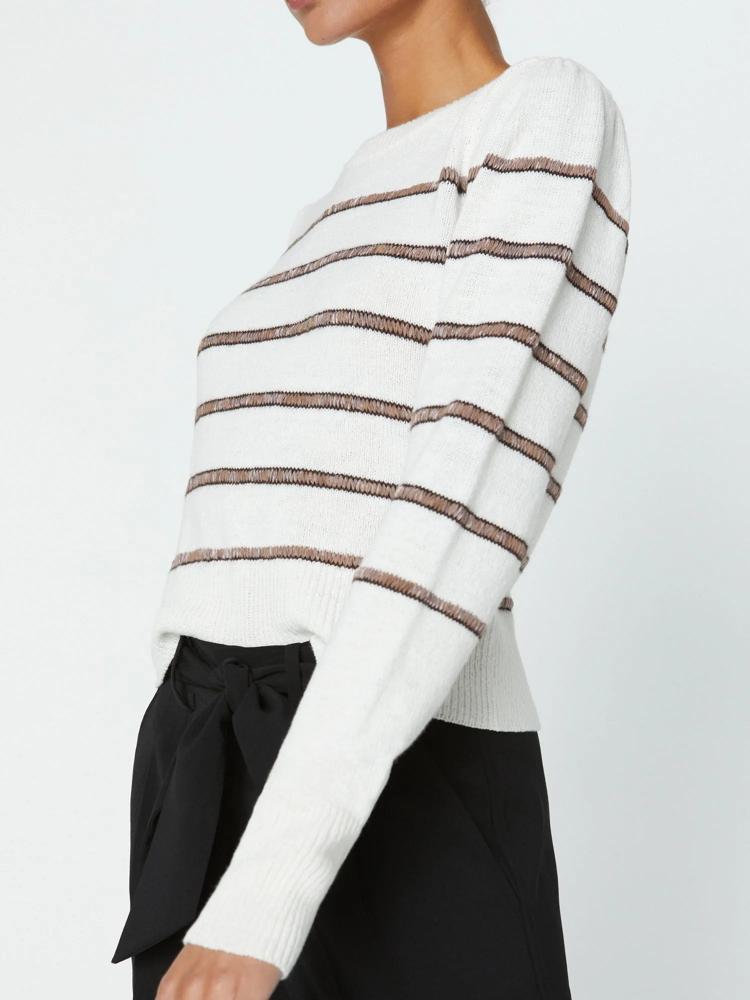 The Danon Shrunken Striped Crew