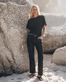 The Straight Leather Pants
