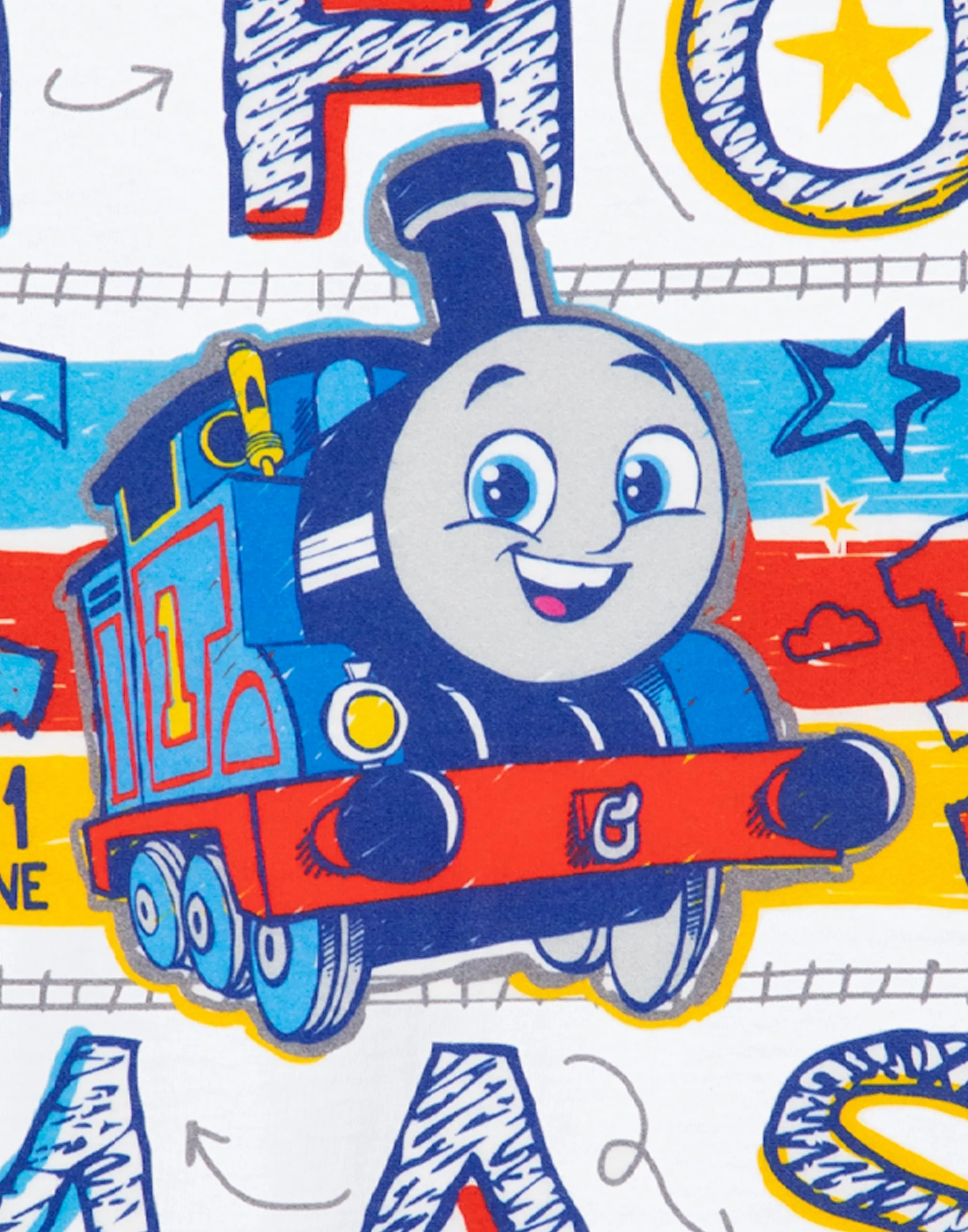 Thomas and Friends No.1 Engine White Short Sleeved T-Shirt