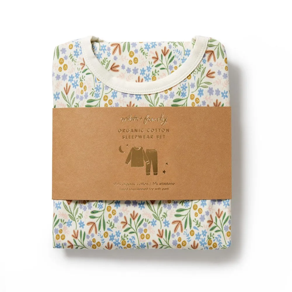 Tinker Floral Organic Long Sleeve Pyjamas