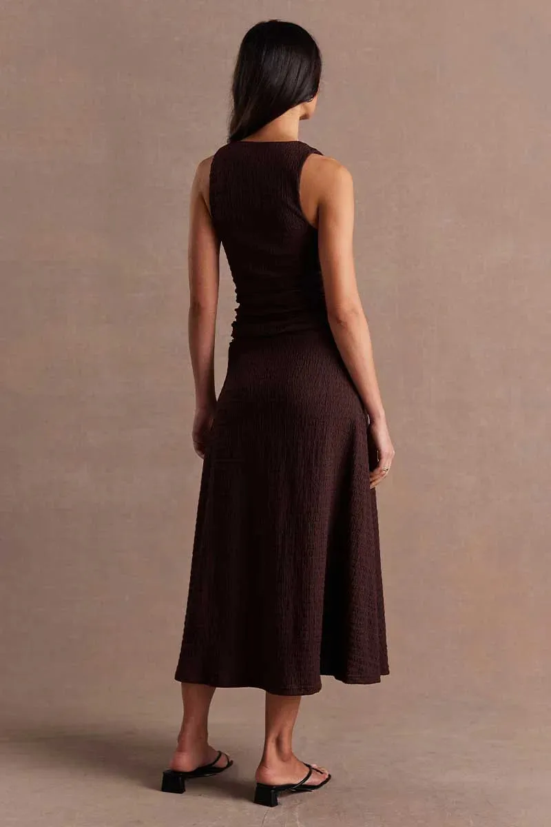 Vibration Dress - Chocolate