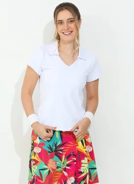 Vie Polo (White) UPF 50 